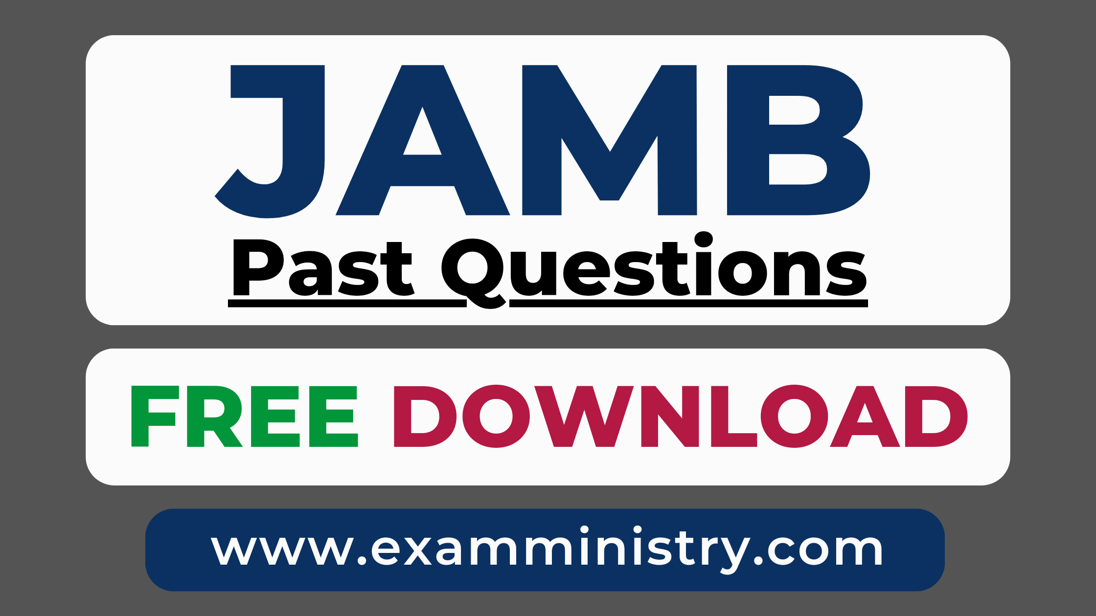 jamb past questions and answers